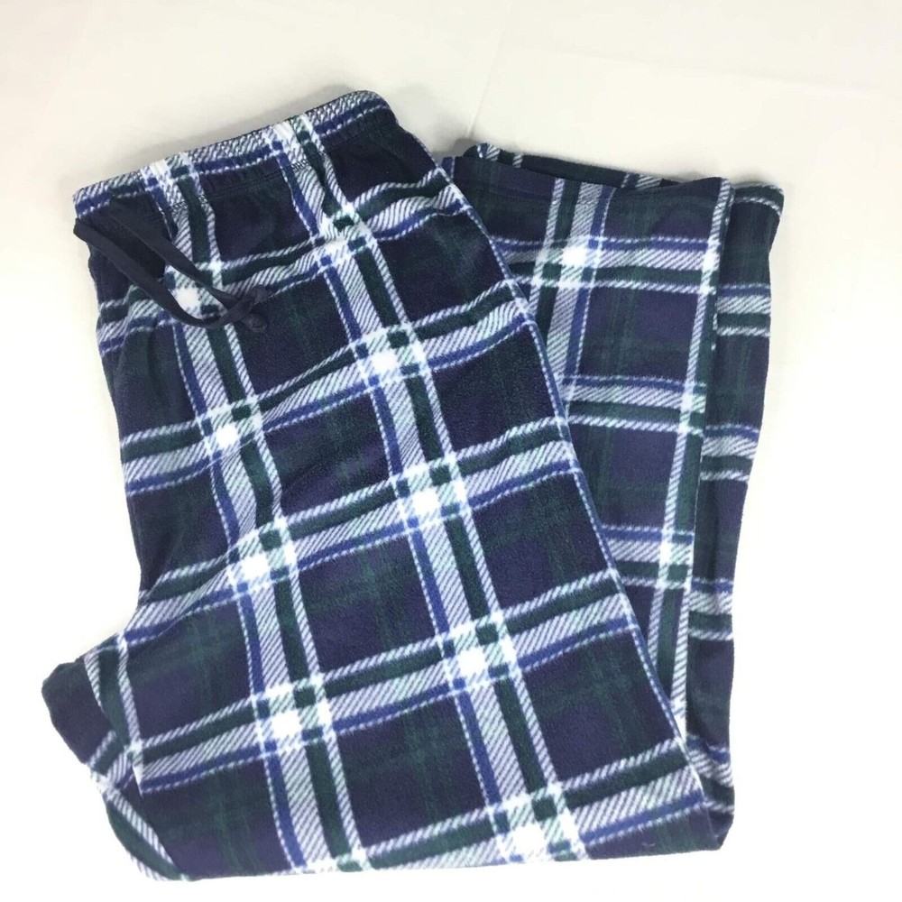 Nautica Men's Sleepwear Striped Flannel Loungewear Drawstring Pants Multi XL